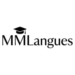 Logo de MMLangues, marque de cours de langues et soutien scolaire